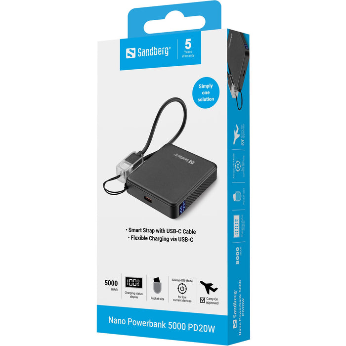 EAN 5705730421334 - Sandberg 421-33 batería externa Ión de litio 5000 mAh Negro imagen 6
