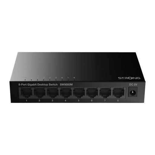 EAN 9120072375644 - Strong SW8000M switch Gigabit Ethernet (10/100/1000) Negro imagen 2