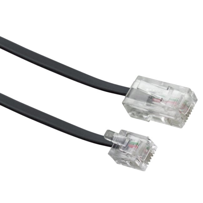 EAN 4004005504354 - Schwaiger 3.0m RJ-11 - RJ-45 3 m Negro imagen 1