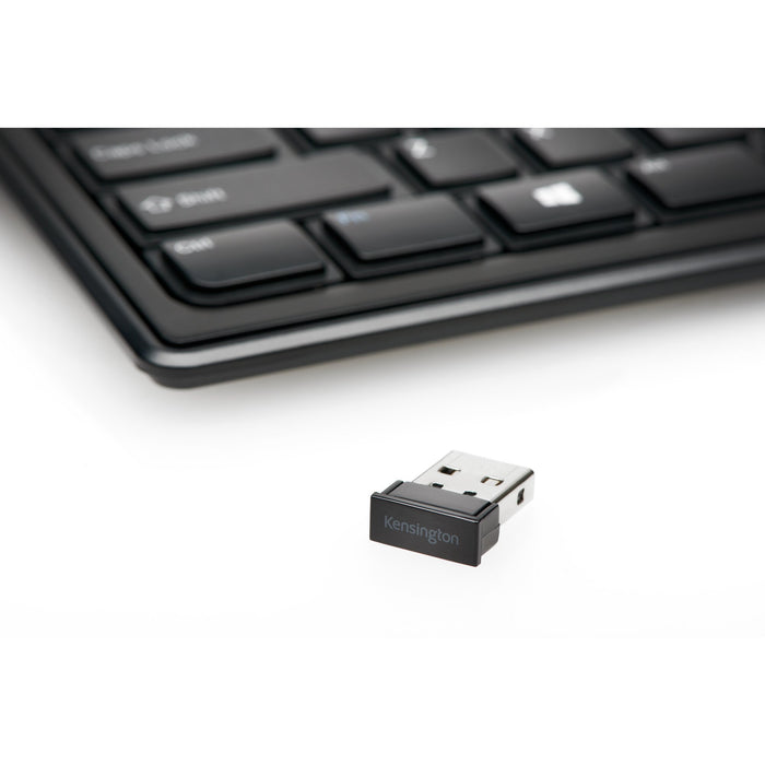 EAN 5028252604055 - Kensington Slim Type Wireless Keyboard teclado Oficina RF inalámbrico QWERTY Español Negro imagen 2