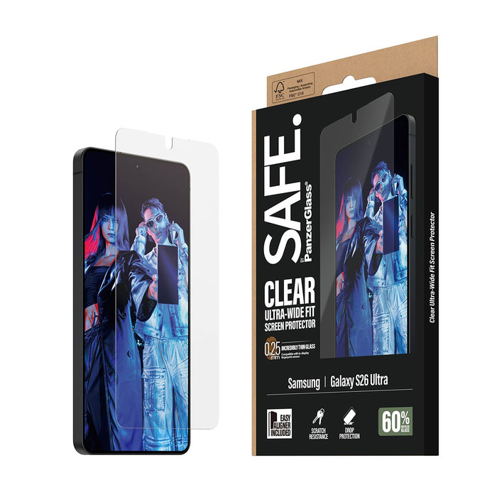 EAN 5715685033964 - PanzerGlass SAFE. by ® Screen Protector Samsung Galaxy S26 Ultra | Ultra-Wide Fit w. EasyAligner Protecto imagen 6