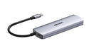 EAN 4894160057464 - UNITEK uHUB Q4 USB 3.2 Gen 1 (3.1 Gen 1) Type-C 10000 Mbit/s Gris imagen 5