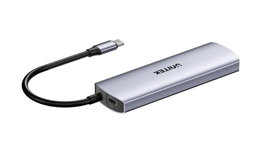 EAN 4894160057464 - UNITEK uHUB Q4 USB 3.2 Gen 1 (3.1 Gen 1) Type-C 10000 Mbit/s Gris imagen 5