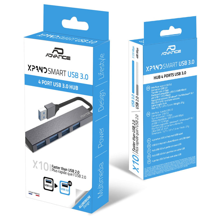 EAN 3700104441453 - ADVANCE XPAND SMART USB 3.2 Gen 1 (3.1 Gen 1) Type-A 480 Mbit/s Gris imagen 4