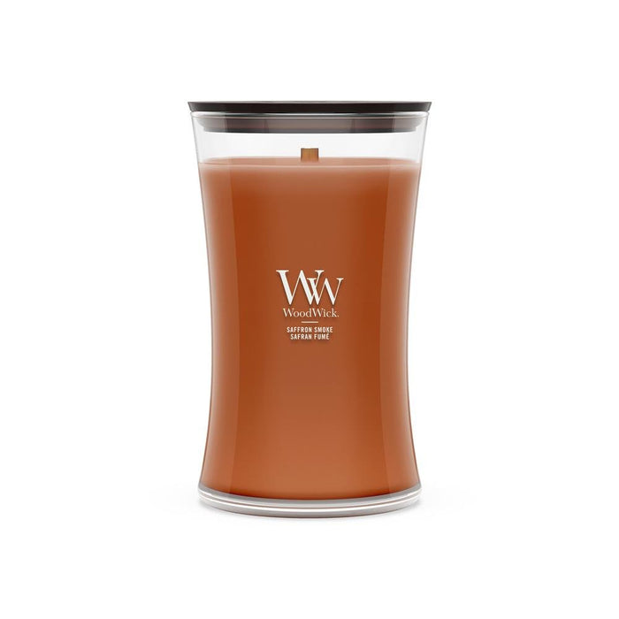 EAN 5038581182360 - WoodWick Saffron Smoke vela Cilindro Azafrán Marrón 1 pieza(s) imagen 1
