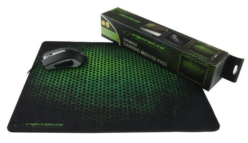 EAN 5901299908525 - Esperanza EA146G alfombrilla para ratón Alfombrilla de ratón para juegos Negro, Verde imagen 1