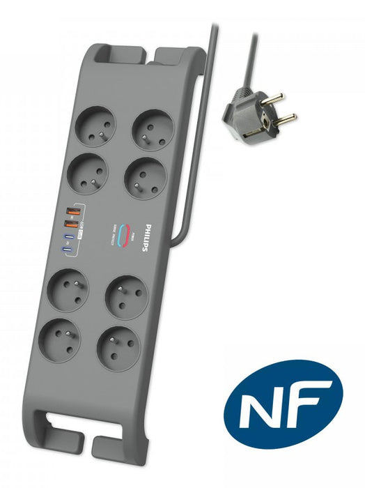 EAN 4895229151802 - MCL SPN9180GA/19 base múltiple 2 m 8 salidas AC Interior Gris imagen 1