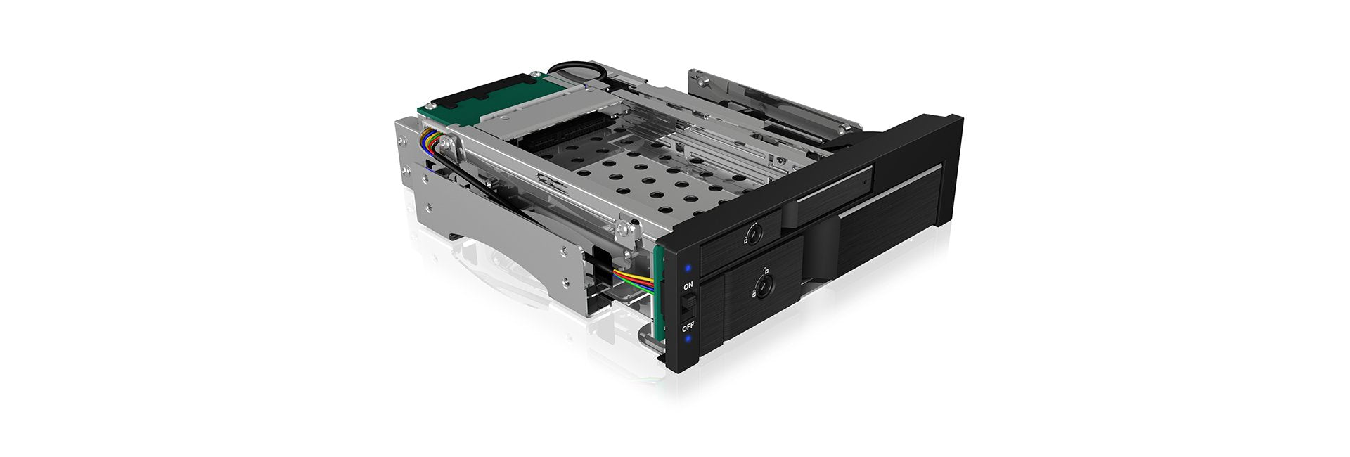 EAN 4250078169628 - ICY BOX IB-173SSK 13,3 cm (5.25") Bandeja para disco duro Negro imagen 3