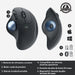 EAN 5099206092273 - Logitech 910-005872 ratón Oficina mano derecha RF Wireless + Bluetooth Trackball 2000 DPI imagen 19