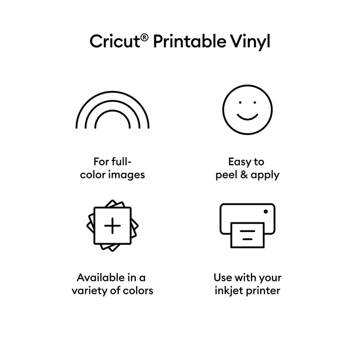EAN 0093573785634 - Cricut Printable Lámina de vinilo de transferencia térmica Vinilo de termotransferencia liso 10 hojas imagen 8