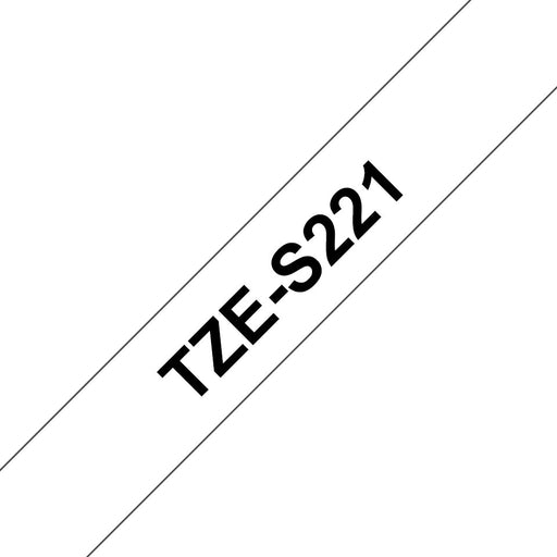 EAN 0012502626268 - Brother TZE-S221 cinta para impresora de etiquetas TZ imagen 1