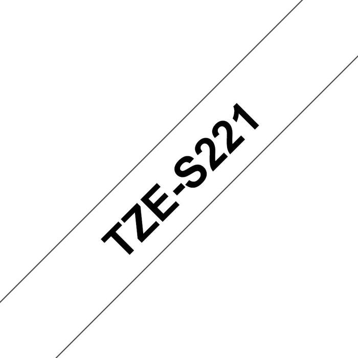 EAN 0012502626268 - Brother TZE-S221 cinta para impresora de etiquetas TZ imagen 1