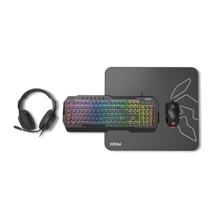 EAN 8436587976377 - Krom Kenta teclado Ratón incluido Juego USB QWERTY Inglés imagen 6