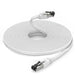EAN 5904960297829 - Extralink LAN PATCHCORD CAT.8 U/FTP 0,5M 40G FLAT SHIELDED FOILED TWISTED PAIR BARE COPPER WHITE cable de imagen 7