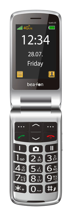 EAN 9120124824557 - Beafon SL645 LTE 7,11 cm (2.8") 120 g Negro, Plata Teléfono para personas mayores imagen 2