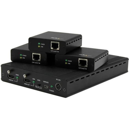 EAN 0065030864558 - StarTech.com ST124HDBT extensor audio/video Transmisor y receptor de señales AV imagen 1