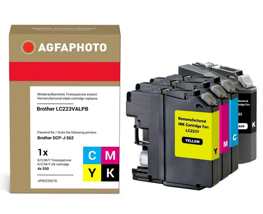 EAN 4250164841230 - AgfaPhoto APB223SETD cartucho de tinta 4 pieza(s) Compatible Rendimiento estándar Negro, Cian, Magenta, A imagen 1