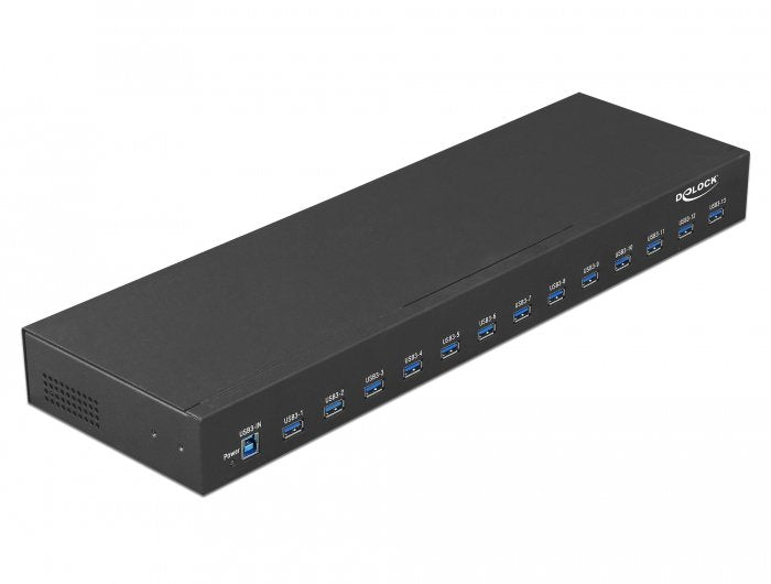 EAN 4043619640393 - DeLOCK 64039 hub de interfaz USB 3.2 Gen 1 (3.1 Gen 1) Type-B 5000 Mbit/s Negro imagen 4