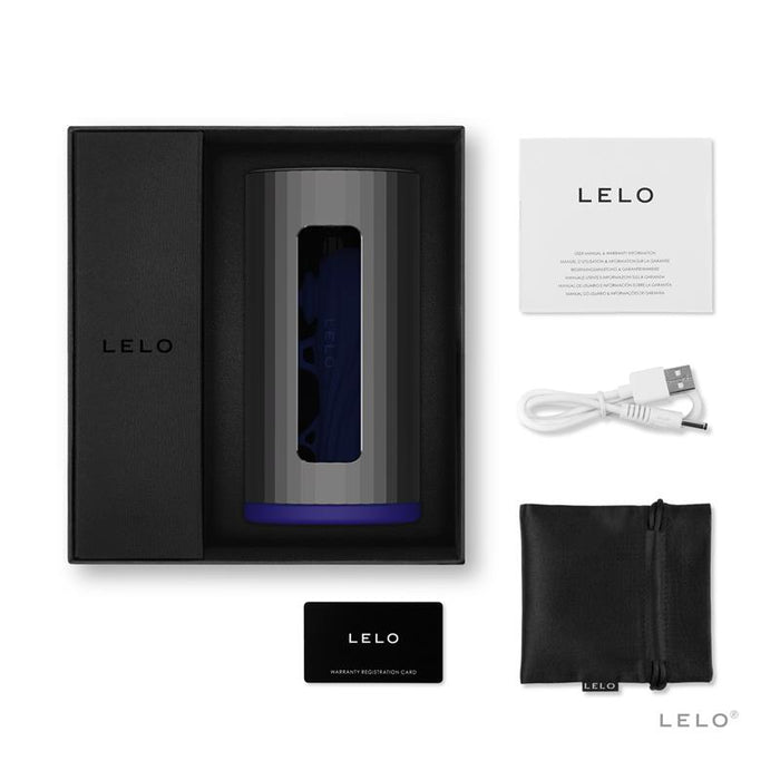 Lelo - F1s V2 Masturbador Con Tecnologia Sdk Azul Y Metal