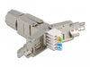 EAN 4043619869763 - DeLOCK 86976 cambiador de género para cable Plata imagen 2