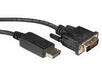 EAN 7611990186327 - ROLINE 11.04.5610 adaptador de cable de vídeo 2 m DVI-D DisplayPort Negro imagen 1