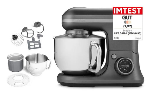 EAN 4061275230307 - MEDION LIFE 3-in-1 robot de cocina 1200 W 5 L Negro imagen 2