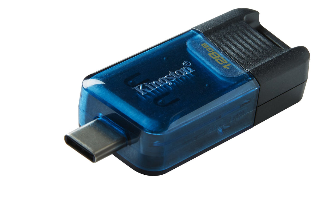 EAN 0740617330601 - Kingston Technology DataTraveler 80 M unidad flash USB 128 GB USB Tipo C 3.2 Gen 1 (3.1 Gen 1) Negro, Azu imagen 5