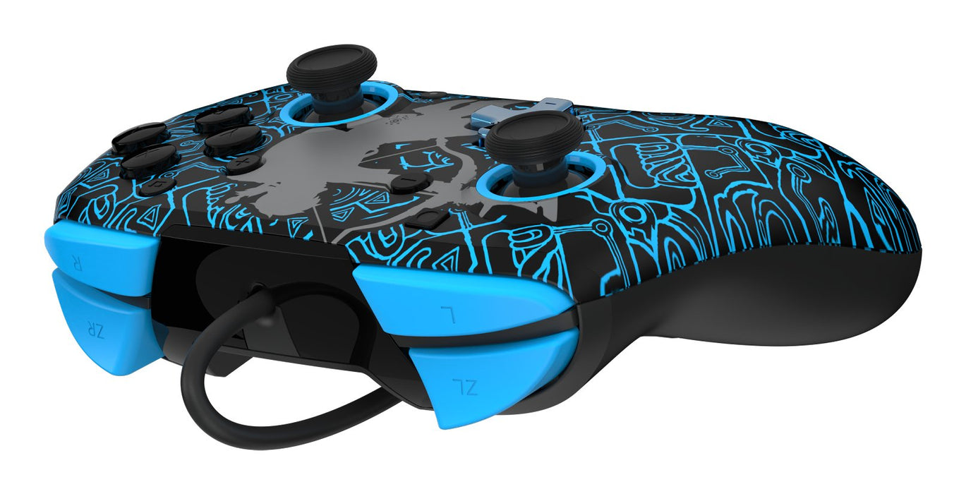 EAN 708056070861 - PDP Rematch: Sheikah Shoot Negro, Azul USB Gamepad Analógico/Digital Nintendo Switch, Nintendo Switch Lite imagen 6