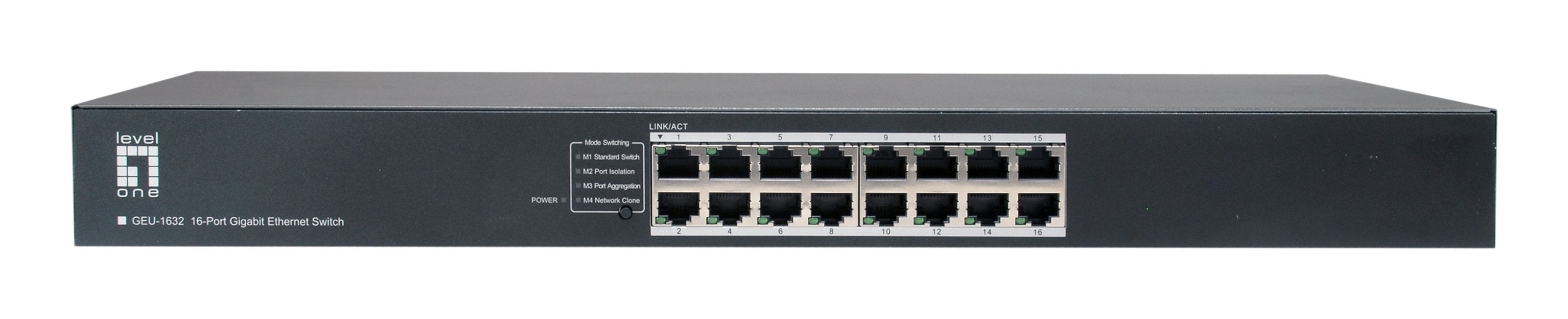 EAN 4015867241257 - LevelOne GEU-1632 No administrado Gigabit Ethernet (10/100/1000) 1U Gris imagen 1