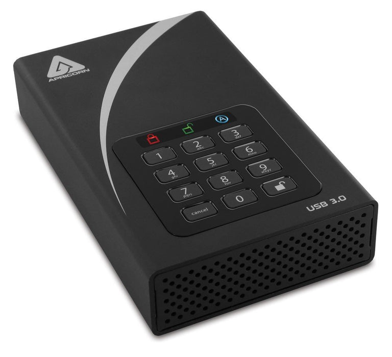 EAN 708326913997 - Apricorn Aegis Padlock DT disco duro externo 6 TB USB tipo A 3.2 Gen 1 (3.1 Gen 1) Negro imagen 1