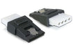 EAN 4043619650460 - DeLOCK 65046 cambiador de género para cable 4pin Molex 15pin SATA Negro imagen 1