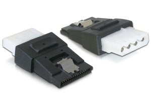 EAN 4043619650460 - DeLOCK 65046 cambiador de género para cable 4pin Molex 15pin SATA Negro imagen 1