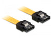 EAN 4043619828135 - DeLOCK 0.7m SATA M/M cable de SATA 0,7 m Amarillo imagen 1