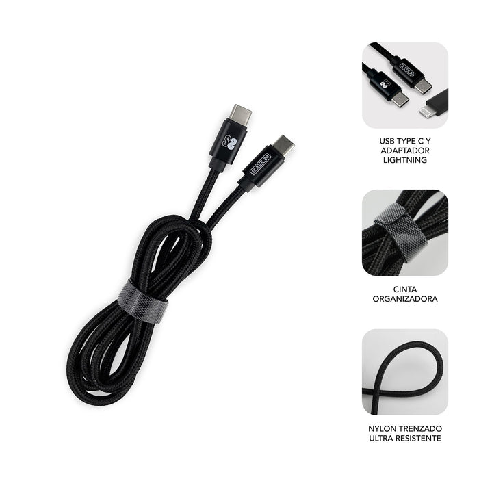 EAN 8436586742096 - SUBBLIM SUBCHG-3WPD11 cargador de dispositivo móvil Universal Negro, Gris Corriente alterna Carga rápida  imagen 2