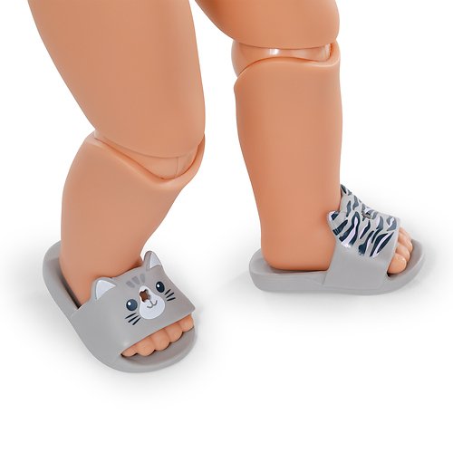 EAN 4001167840795 - BABY born Slippers 3 assorted 43cm Zapatos de muñeca imagen 8
