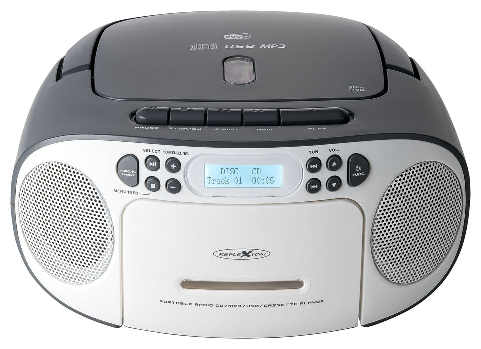 EAN 4260035678926 - Reflexion RCR2260DAB Portátil Blanco, Gris imagen 1
