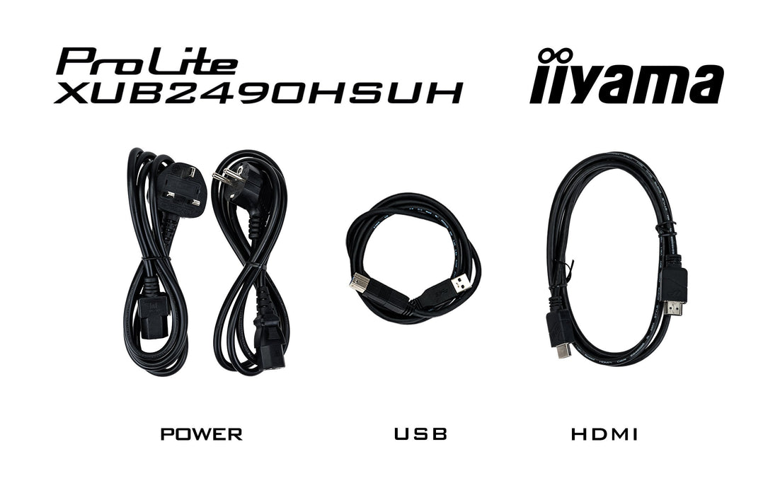 EAN 4948570123186 - iiyama ProLite XUB2490HSUH-B1 pantalla para PC 60,5 cm (23.8") 1920 x 1080 Pixeles Full HD LED Negro imagen 21