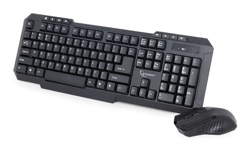 EAN 8716309091541 - Gembird KBS-WM-02 teclado Ratón incluido Oficina RF inalámbrico QWERTY Inglés de EE. UU. Negro imagen 2