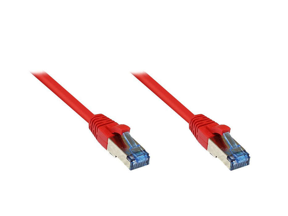 EAN 4014619477456 - Alcasa 8060-H100R cable de red Rojo 10 m Cat6a S/FTP (S-STP) imagen 1