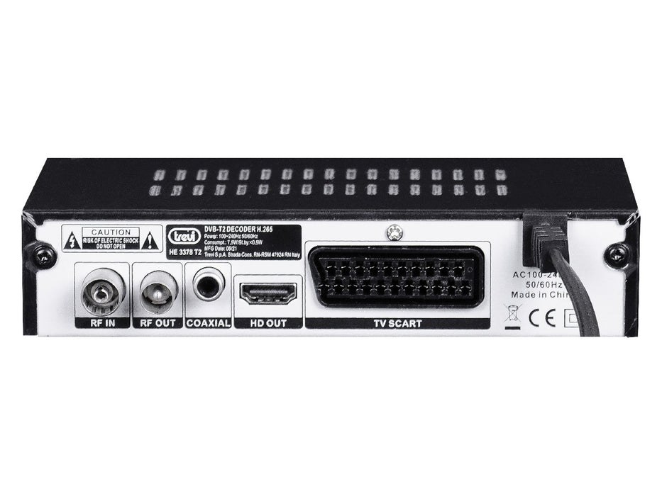 EAN 8011000027661 - Trevi HE 3378 T2 Terrestre HD Negro imagen 3