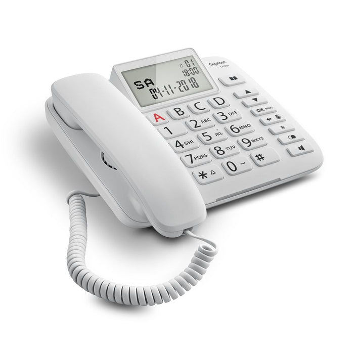 EAN 4250366856643 - Gigaset DL380 Teléfono analógico Identificador de llamadas Blanco imagen 2