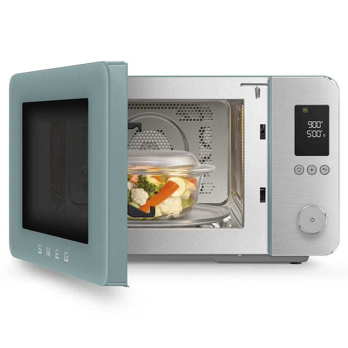 EAN 8017709356613 - Smeg MOC02EGMEU microondas Verde Microondas combinado Encimera 27 L 1450 W imagen 12