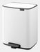 EAN 8710755236907 - Brabantia Bo Pedal Bin 12 L Rectangular Acero Blanco imagen 2