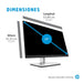 EAN 0195122123987 - HP E24u G4 pantalla para PC 60,5 cm (23.8") 1920 x 1080 Pixeles Full HD LCD Negro, Plata imagen 11