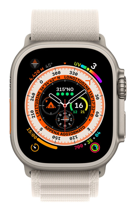 EAN 194253425410 - Apple Watch Ultra OLED 49 mm Digital 410 x 502 Pixeles Pantalla táctil 4G Titanio Wifi GPS (satélite) imagen 2
