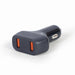 EAN 8716309119412 - Gembird TA-U2QC3-CAR-01 cargador de dispositivo móvil Universal Negro Encendedor de cigarrillos Auto imagen 1