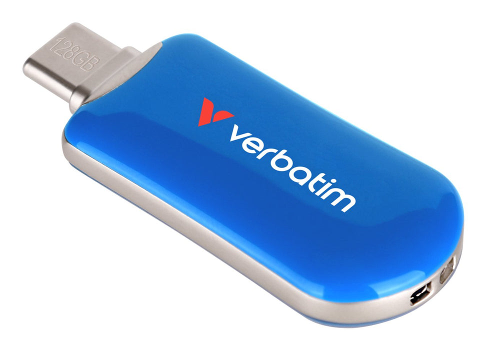 EAN 0023942302339 - Verbatim 30233 unidad flash USB 128 GB USB Tipo C 3.2 Gen 1 (3.1 Gen 1) Azul imagen 3