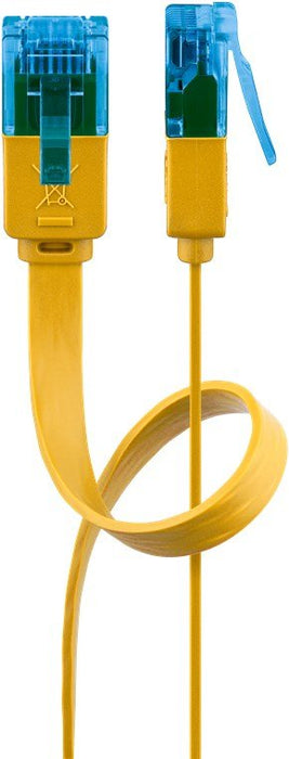 EAN 4040849963070 - Goobay 96307 cable de red Amarillo 1 m Cat6a U/UTP (UTP) imagen 1