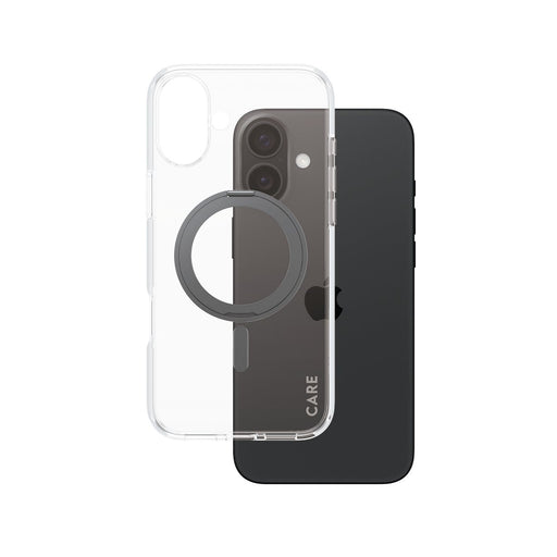 EAN 5715685003844 - PanzerGlass CARE™ by ® Case Transparent w. Black Kickstand & MagSafe iPhone 16 Plus funda para teléfono m imagen 1