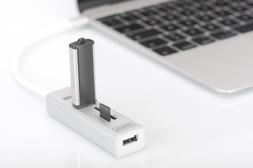 EAN 4016032425830 - Digitus DA-70243 lector de tarjeta USB 2.0 Blanco imagen 3